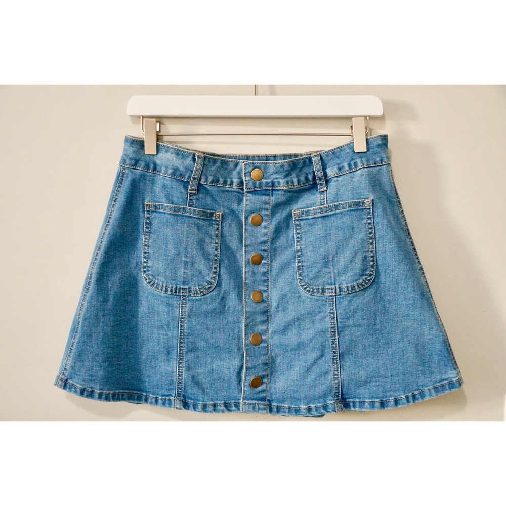 Denim Mini Skirt